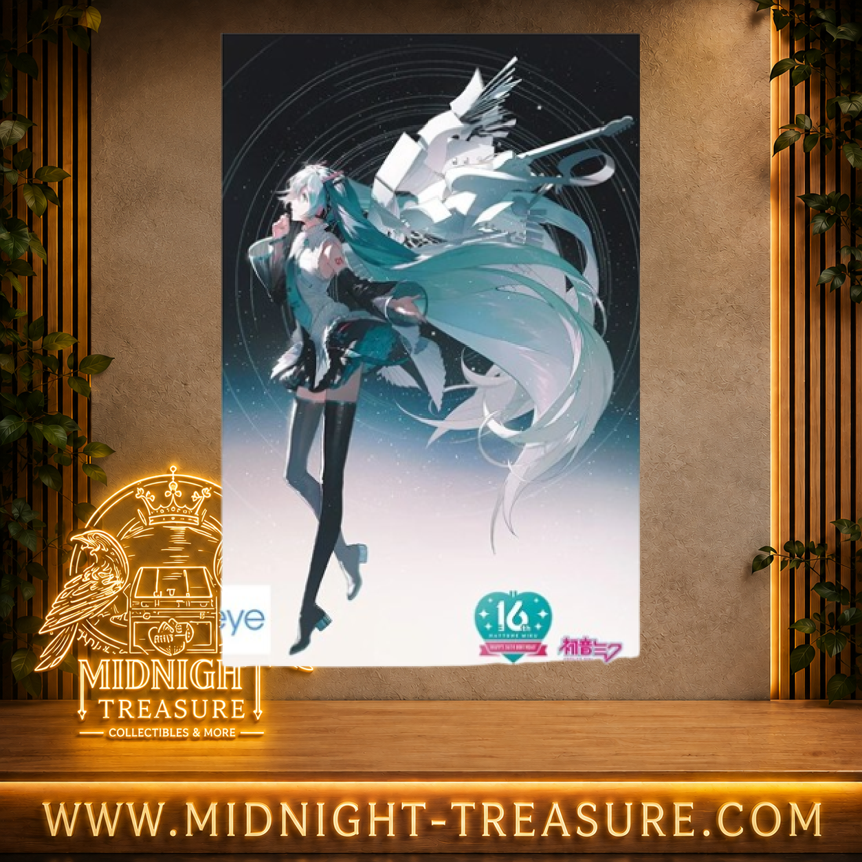🎤✨ Hatsune Miku – Happy 16th Birthday – Poster 91,5 x 61 cm ✨🎤