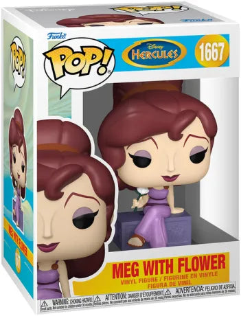 🌸🏛️ Funko Pop! Disney N°1667 – Meg with Flower (Meg avec fleur) – Hercule 🏛️🌸