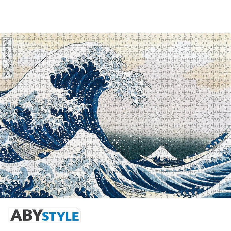 🌊🎨 Hokusai – La Grande Vague de Kanagawa – Puzzle 1000 pièces – 50 x 70 cm 🇯🇵🧩