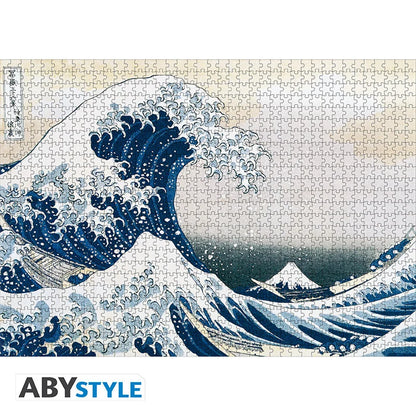 🌊🎨 Hokusai – La Grande Vague de Kanagawa – Puzzle 1000 pièces – 50 x 70 cm 🇯🇵🧩