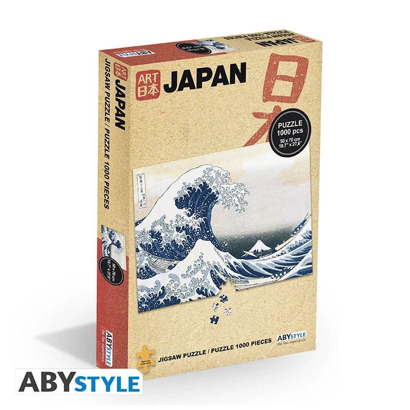 🌊🎨 Hokusai – La Grande Vague de Kanagawa – Puzzle 1000 pièces – 50 x 70 cm 🇯🇵🧩