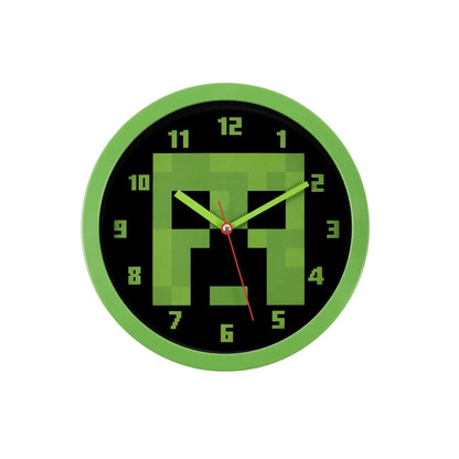 ⏰🟩 Horloge Murale Creeper – Minecraft – 25 cm 🎮💥