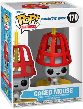 🐭🪤 Funko Pop! Retro Toys N°170 – Caged Mouse (Souris en cage) – Mouse Trap Game (Jeu Piège à Souris) 🪤🐭