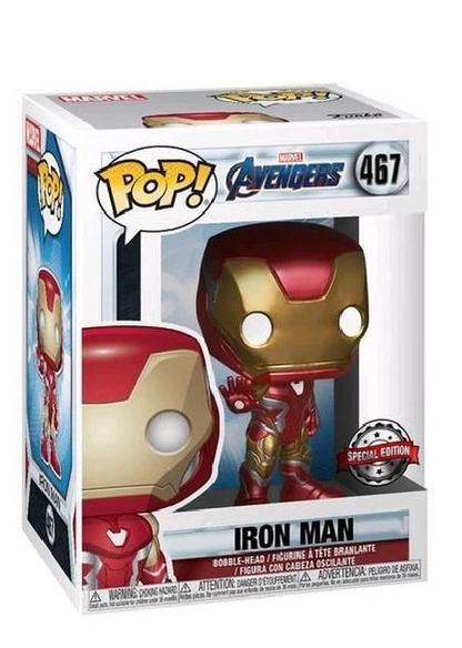 🤖🔥 Funko Pop! Marvel N°467 – Iron Man – Special Edition – Avengers: Endgame 🔥🤖