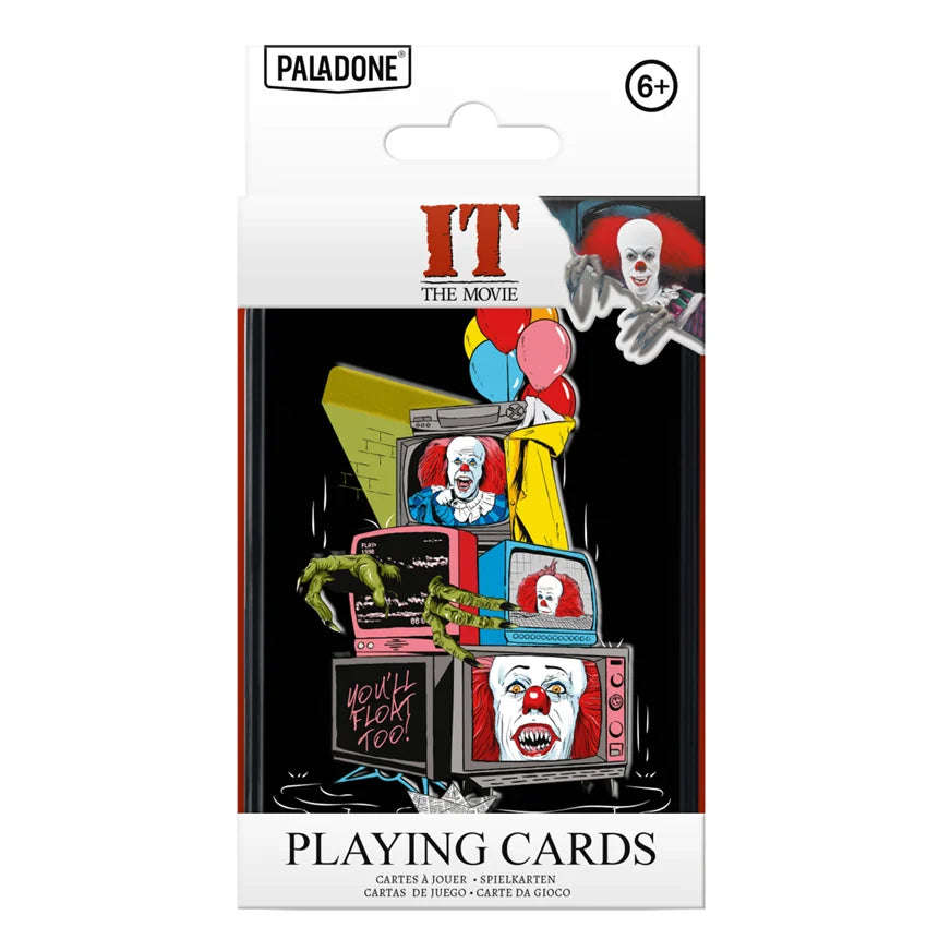 🃏🎈 Jeu de Cartes dans une Boîte Métal – Ça (IT) – Pennywise 🎈🃏