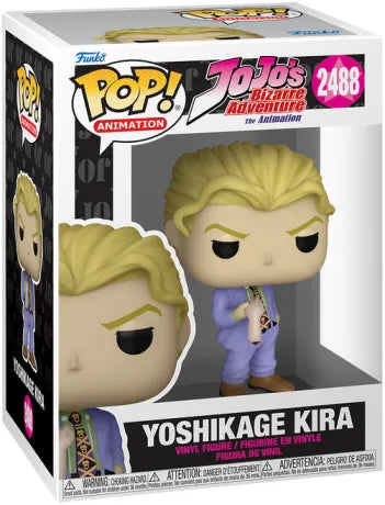 💣🖐️ Funko Pop! Animation N°2488 – Yoshikage Kira – JoJo’s Bizarre Adventure: Diamond Is Unbreakable 🖐️💣