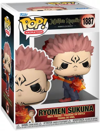 🔥👹 Funko Pop! Animation N°1887 – Ryomen Sukuna (Fire Arrow / Flèche de feu) – Jujutsu Kaisen 👹🔥