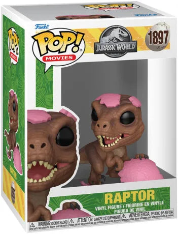 🦖🥚 Funko Pop! Movies N°1897 – Raptor (Easter) – Jurassic World 🥚🦖