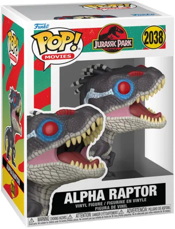 🦖🔥 Funko Pop! Movies N°2038 – Alpha Raptor – Jurassic Park 🔥🦖