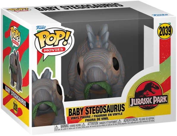 🦕🌿 Funko Pop! Movies N°2039 – Baby Stegosaurus (Bébé Stégosaure) – Jurassic Park 🌿🦕