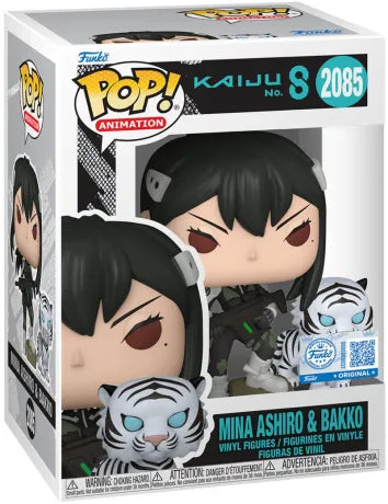 🔫🐅 Funko Pop! Animation N°2085 – Mina Ashiro & Bakko – Kaiju No. 8 🐅🔫