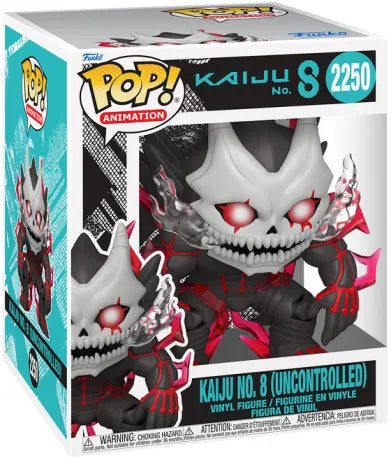 💀⚡ Funko Pop! Super Deluxe N°2250 – Kaiju No. 8 (Uncontrolled) (Kaiju No. 8 – Hors de Contrôle) – Kaiju No. 8 – 15 cm ⚡💀