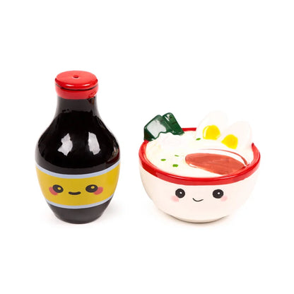 🍜✨ Kawaii – Nori le Ramen – Set salière & poivrière ✨🍜