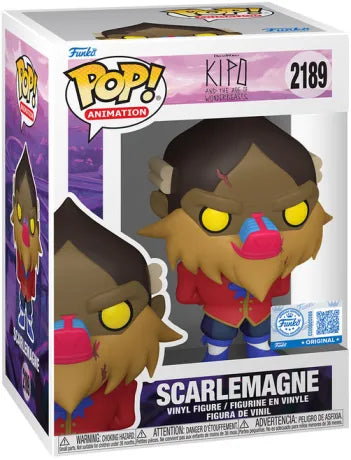 🦍👑 Funko Pop! Animation N°2189 – Scarlemagne – Kipo and the Age of Wonderbeasts (Kipo et l’Âge des animonstres) 👑🦍