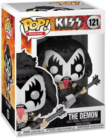 🔥🎸 Funko Pop! Rocks N°121 – The Demon (Le Démon) – KISS 🎸🔥