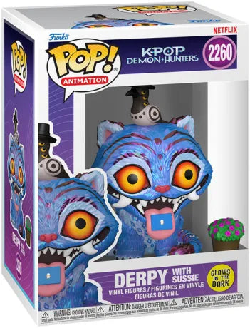 🐾🔥 Funko Pop! Animation N°2260 – Derpy with Sussie (Derpy avec Sussie) – KPop Demon Hunters 🔥🐾