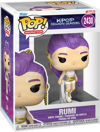 🎤💜 Funko Pop! Animation N°2430 – Rumi (Le son de nos voix) – KPop Demon Hunters 💜🎤