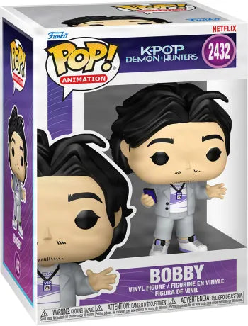 🎤📱 Funko Pop! Animation N°2432 – Bobby – KPop Demon Hunters 📱🎤