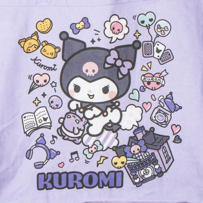 💜😈 Kuromi – Sac shopping XL – 48 x 43 x 17 cm 😈💜