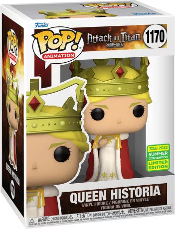 👑⚔️ Funko Pop! Animation N°1170 – Queen Historia (Reine Historia) – Attack on Titan (L'Attaque des Titans) SDCC 2022 / Summer Convention 2022 ⚔️👑
