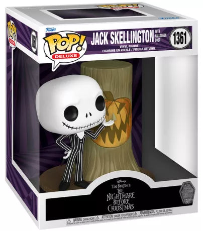 🎃💀 Funko Pop! Deluxe N°1361 – Jack Skellington with Halloween Door (Jack Skellington avec la Porte d'Halloween) – L'Étrange Noël de monsieur Jack (The Nightmare Before Christmas) 💀🎃