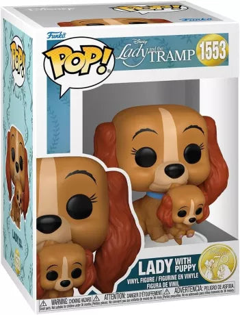 🐶💕 Funko Pop! Disney N°1553 – Lady with Puppy (Lady avec son Chiot) – Lady and the Tramp (La Belle et le Clochard) 💕🐶