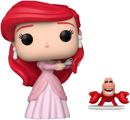 🧜‍♀️🦀 Funko Pop! & Buddy N°1755 – Ariel with Sebastian (Ariel avec Sébastien) – The Little Mermaid (La Petite Sirène) – Disney 🦀🧜‍♀️