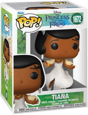 👑🌙 Funko Pop! Disney N°1672 – Tiana in Glittering Gown (Tiana en robe scintillante) – The Princess and the Frog (La Princesse et la Grenouille) 🌙👑