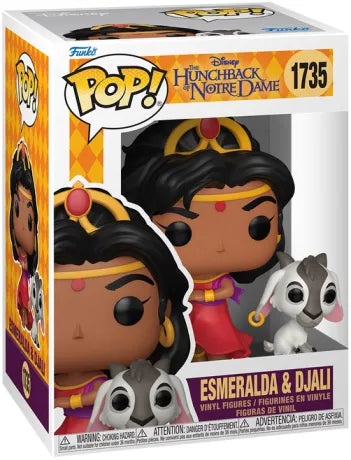 💃🐐 Funko Pop! Disney N°1735 – Esmeralda & Djali – The Hunchback of Notre Dame (Le Bossu de Notre-Dame) 🐐💃