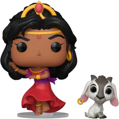 💃🐐 Funko Pop! Disney N°1735 – Esmeralda & Djali – The Hunchback of Notre Dame (Le Bossu de Notre-Dame) 🐐💃