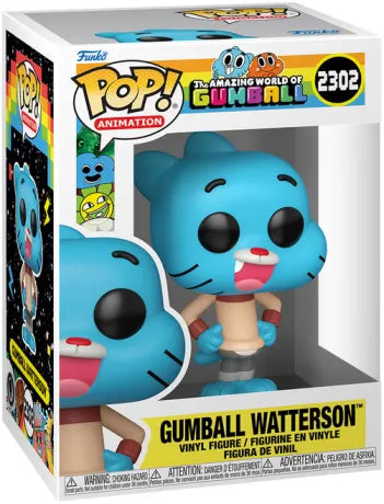 🐱⚡ Funko Pop! Animation N°2302 – Gumball Watterson – Le Monde Incroyable de Gumball (The Amazing World of Gumball) ⚡🐱