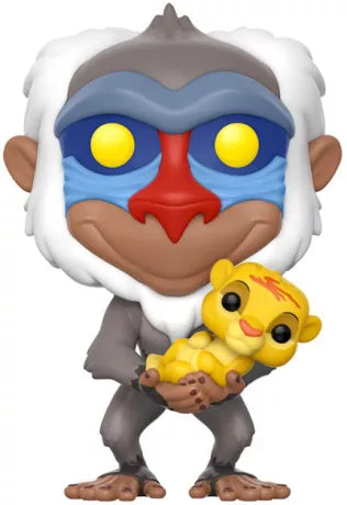 🦁🌅 Funko Pop! Disney N°301 – Rafiki with Simba (Rafiki avec Simba) – The Lion King (Le Roi Lion) 🌅🦁