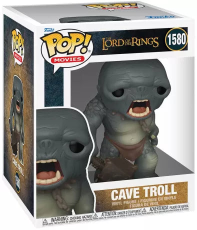 🪨⚔️ Funko Pop! Super N°1580 – Cave Troll (Troll des Cavernes) – Le Seigneur des Anneaux (The Lord of the Rings) – 15 cm ⚔️🪨