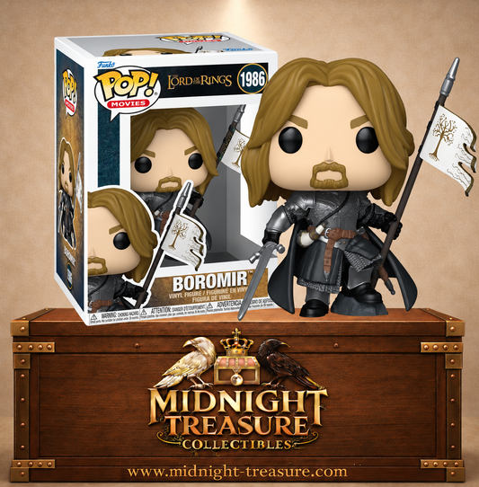 🛡️⚔️ Funko Pop! Movies N°1986 – Boromir – The Lord of the Rings (Le Seigneur des Anneaux) ⚔️🛡️