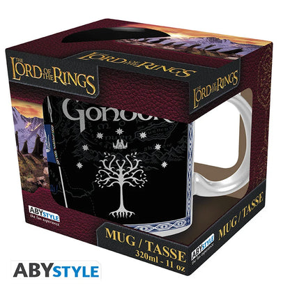 ⚔️🌳 Le Seigneur des Anneaux – Gondor – Mug effet argenté 320 ml 🌳⚔️