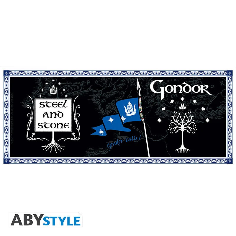 ⚔️🌳 Le Seigneur des Anneaux – Gondor – Mug effet argenté 320 ml 🌳⚔️