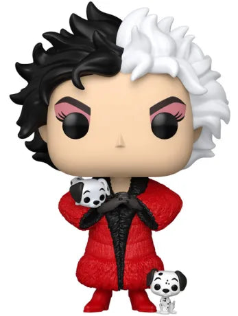 🐾🖤 Funko Pop! Disney N°1662 – Cruella de Vil (Cruella d’Enfer) (1996) – 101 Dalmatians (Les 101 Dalmatiens) 🖤🐾