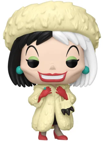 🐾🖤 Funko Pop! Disney N°1663 – Cruella de Vil (Cruella d’Enfer) – 101 Dalmatians (Les 101 Dalmatiens) 🖤🐾