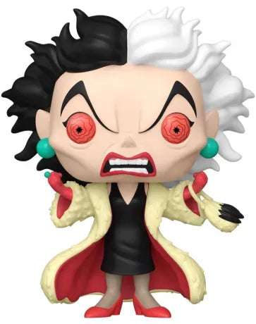 🐾🔥 Funko Pop! Disney N°1663 – Cruella de Vil (Cruella d’Enfer) – CHASE – Les 101 Dalmatiens 🔥🐾
