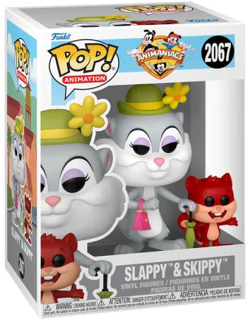 🐿️🎭 Funko Pop! Animation N°2067 – Slappy & Skippy – Animaniacs 🧠🎭