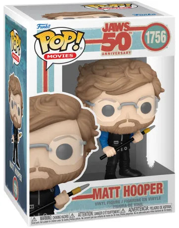 🦈🌊 Funko Pop! N°1756 – Matt Hooper – Les Dents de la mer 50th Anniversary (Jaws) 🌊🦈