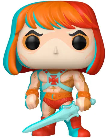 ⚔️🌈 Funko Pop! Television N°1775 – He-Man Retro Neon (Musclor Retro Néon) – Masters of the Universe 🌈⚔️