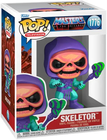 💀🌈 Funko Pop! Television N°1776 – Skeletor (Skeletor Néon Rétro) – Masters of the Universe (Les Maîtres de l’Univers) 🌈💀