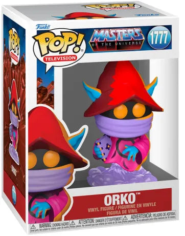 🧙‍♂️🌈 Funko Pop! Television N°1777 – Orko (Retro Neon) – Masters of the Universe 🌈🧙‍♂️