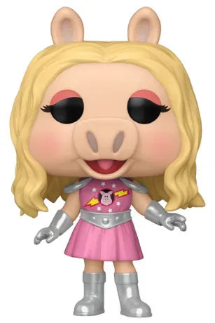 Funko Pop! The Muppets – First Mate Piggy (N°1675). Figurine de Miss Piggy en tenue rose avec bottes argentées, fidèle à l’univers culte des Muppets.