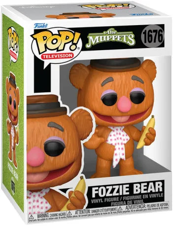 🐻🍌 Funko Pop! Television N°1676 – Fozzie Bear – The Muppets (Les Muppets) 🍌🐻
