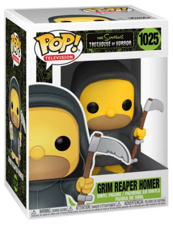 💀⚰️ Funko Pop! Television N°1025 – Grim Reaper Homer (Homer la Faucheuse) – The Simpsons Treehouse of Horror XIV ⚰️💀