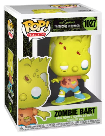🧟‍♂️🛹 Funko Pop! Television N°1027 – Zombie Bart (Bart en zombie) – The Simpsons: Treehouse of Horror 🛹🧟‍♂️