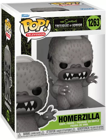 🦖⚡ Funko Pop! Television N°1263 – Homerzilla – The Simpsons Treehouse of Horror XXVI ⚡🦖