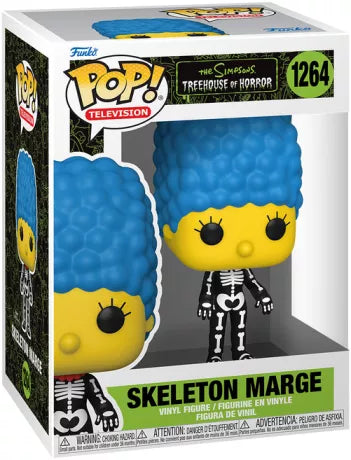 💀💙 Funko Pop! Television N°1264 – Skeleton Marge (Marge Squelette) – The Simpsons Treehouse of Horror XVI (Simpson Horror Show XVI) 💙💀